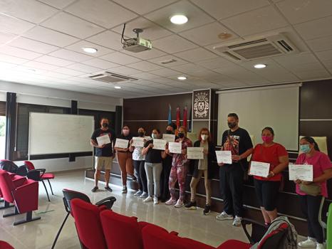 El programa Acceder Ms Empleo de FSG San Javier (Murcia) finaliza el curso de gestin de almacn por radiofrecuencia